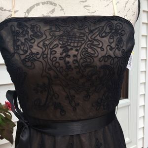 BCBG Dresses - BCBG Black strapless Ballet Tulle Goth dress BCBG Dresses - BCBG Black strapless Ballet Tulle Goth dress